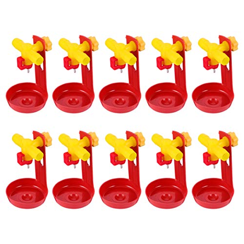Yardwe 10 Stücke Geflügel-wassernippel Haushalt Käfig Montiert Geflügel Wasserspender Automatische Tränke Für Huhn Und Anderes Einfache Installation Yardwe 10 Stücke Geflügel-wassernippel Haushalt Käfig Montiert Geflügel Wasserspender Automatische Tränke Für Huhn Und Anderes Einfache Installation von Yardwe