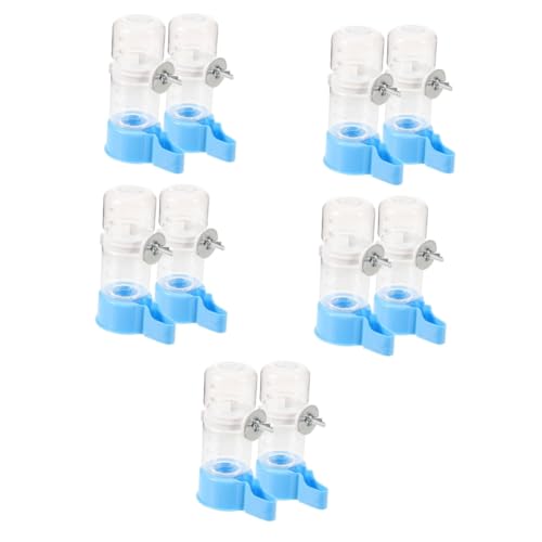 Yardwe 10stücke Automatischer Vogelwasserspender Für Papageien Wiederverwendbare Trinkflasche Und Futterspender Für Vögel Praktische Wasserversorgung Im Vogelkäfig von Yardwe