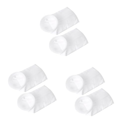 Yardwe 12 STK Socken Filtern Mesh-Taschen Filter Für Aquarien Spülsiebe Filtersocken Für Aquarien Sieb Für Die Spüle Filter Für Spüle Spülfilter Filtertüten Filtermaterial Aquarium Weiß von Yardwe
