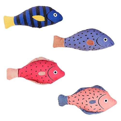 Yardwe 3sets Interaktives Katzenspielzeug Quietschendes Plüschspielzeug in Fischform Für Kätzchen Spielzeug Heimtierbedarf 4pcs * 3 Yardwe 3sets Interaktives Katzenspielzeug Quietschendes Plüschspielzeug in Fischform Für Kätzchen Spielzeug Heimtierbedarf 4pcs * 3 von Yardwe