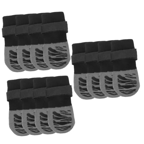 Yardwe Pfote 12 STK Haustier Socken Krallen wasserdichte Socken rutschfeste Socken Tragbare Hundepfotenschützer Entzückende Pfotenschützer Nylon Austauschbar Welpenbedarf Welpenzubehör Yardwe Pfote 12 STK Haustier Socken Krallen wasserdichte Socken rutschfeste Socken Tragbare Hundepfotenschützer Entzückende Pfotenschützer Nylon Austauschbar Welpenbedarf Welpenzubehör von Yardwe
