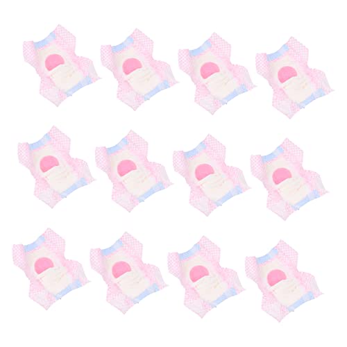 Yardwe 12 Stück Hundephysiologische Hosen Windeln Für Hunde Hundewindel Weiblich Loch Körperpflege Windeln Für Inkontinente Hunde Hundeunterlagen Liner Ballaststoff Rosa von Yardwe