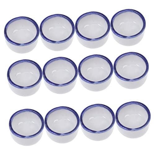 Yardwe 12stücke Mini Keramik Wasserschalen Kleine Reptilien Trinkschüssel Futterbecken Für Skorpione Und Raupen von Yardwe