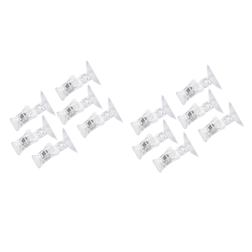 Yardwe 12stücke Saugnapf Clips Für Aquarien Futterhalter Aus Langlebigem Material Für Algen Und Fischfutter Aquarium Zubehör Für Einfache Fütterung von Yardwe