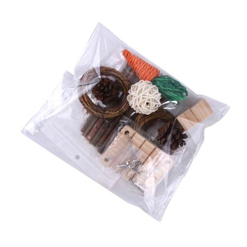 Yardwe Spielzeug Aus Naturmaterialien 13-teiliges Hamsterspielzeug Kauausrüstung Für Den Innenbereich Interessantes Chinchilla-Spielzeug Für Kleintiere Yardwe Spielzeug Aus Naturmaterialien 13-teiliges Hamsterspielzeug Kauausrüstung Für Den Innenbereich Interessantes Chinchilla-Spielzeug Für Kleintiere von Yardwe