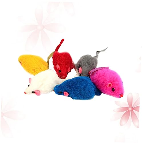 Yardwe Mäuse Katzenspielzeug 14 Stück Flauschiges Katzenspielzeug Interaktives Haustierspielzeug Kätzchenspielzeug Umweltfreundliches Haustierzubehör Yardwe Mäuse Katzenspielzeug 14 Stück Flauschiges Katzenspielzeug Interaktives Haustierspielzeug Kätzchenspielzeug Umweltfreundliches Haustierzubehör von Yardwe