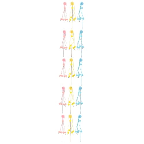 Yardwe 5 Sets Interaktives Katzenspielzeug Katzenspielzeug Trainingsstäbe Ablenkungsspielzeug Teaser Zauberstäbe Teasing Stick Spielzeug Spaß Für Hauskatzen 3 Stück * 5 Yardwe 5 Sets Interaktives Katzenspielzeug Katzenspielzeug Trainingsstäbe Ablenkungsspielzeug Teaser Zauberstäbe Teasing Stick Spielzeug Spaß Für Hauskatzen 3 Stück * 5 von Yardwe