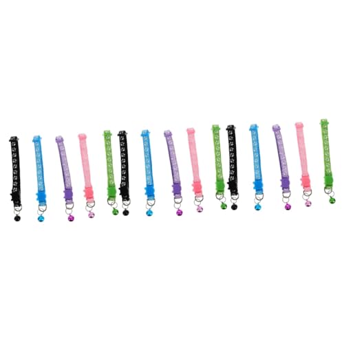 Yardwe 15stücke Katzenhalsbänder Mit Glöckchen Einstellbare Und Dekorative Katzenaccessoires Haustiere Für Partys Und Täglichen Gebrauch Yardwe 15stücke Katzenhalsbänder Mit Glöckchen Einstellbare Und Dekorative Katzenaccessoires Haustiere Für Partys Und Täglichen Gebrauch von Yardwe