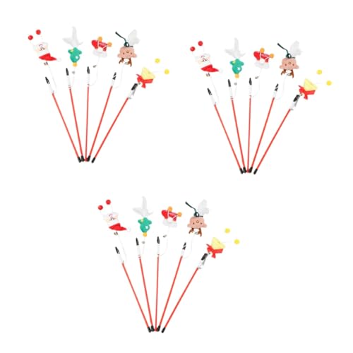 Yardwe 3sets Lustige Necken Sticks Für Katzen Weihnachten Katze Interaktive Spielzeug Teaser Spielzeug Pet Supplies 5 Stücke * 3 Yardwe 3sets Lustige Necken Sticks Für Katzen Weihnachten Katze Interaktive Spielzeug Teaser Spielzeug Pet Supplies 5 Stücke * 3 von Yardwe