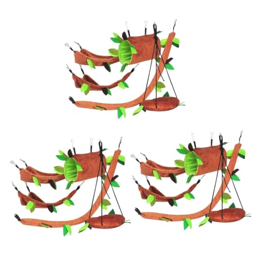 Yardwe 15stücke Teiliges Hamster Spielzeugset Mit Plüschschaukel Und Baumblatt-hängeschaukel Für Kleintiere Fördert Spaß Gleichgewicht Und Im Käfig Yardwe 15stücke Teiliges Hamster Spielzeugset Mit Plüschschaukel Und Baumblatt-hängeschaukel Für Kleintiere Fördert Spaß Gleichgewicht Und Im Käfig von Yardwe