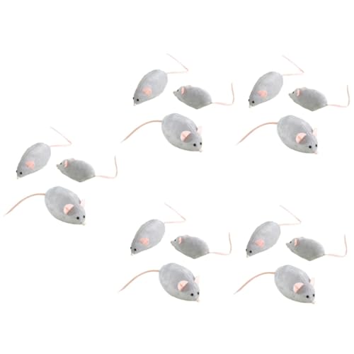 Yardwe 5sets Indoor Katzen Kätzchen Teaser Spielzeug Mäuse Spielzeug Gefüllt Baumwolle Haustier Zubehör 3 Stücke * 5 Yardwe 5sets Indoor Katzen Kätzchen Teaser Spielzeug Mäuse Spielzeug Gefüllt Baumwolle Haustier Zubehör 3 Stücke * 5 von Yardwe
