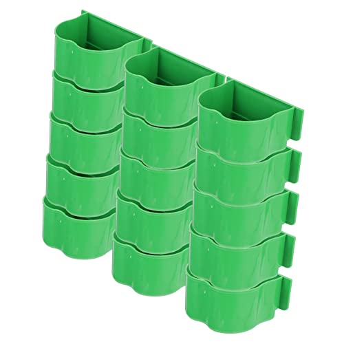 Yardwe 15pcs Vogel Feeder Lebensmittel Für Käfig Papagei Feeder Vogel Wasser Feeder Schüssel Clip Reusable von Yardwe