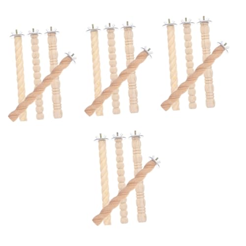 Yardwe 16 STK Vogelklauenstock Vogelspielzeug vogelstange Papageienspielständer Barsch Zubehör für das Vogeltraining Spielset aus Holz Spielzeuge Vogelbarsch Spielzeug Sittichspielzeug Yardwe 16 STK Vogelklauenstock Vogelspielzeug vogelstange Papageienspielständer Barsch Zubehör für das Vogeltraining Spielset aus Holz Spielzeuge Vogelbarsch Spielzeug Sittichspielzeug von Yardwe