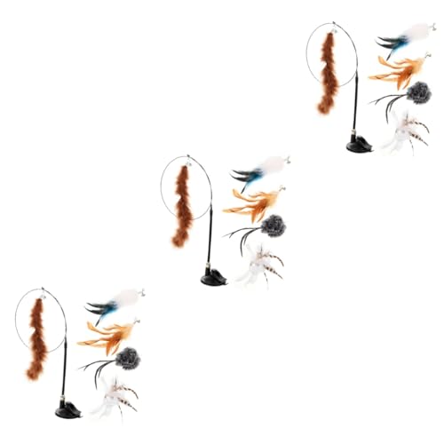 Yardwe 18 STK Katzensauger Katzenteaser Glockenteaser Plüsch neckende Zauberstäbe interaktives Spielzeug pet Supplies Spielzeuge interaktive Teaser Plüsch-Teaser-Stäbchen Haustier Katze Yardwe 18 STK Katzensauger Katzenteaser Glockenteaser Plüsch neckende Zauberstäbe interaktives Spielzeug pet Supplies Spielzeuge interaktive Teaser Plüsch-Teaser-Stäbchen Haustier Katze von Yardwe