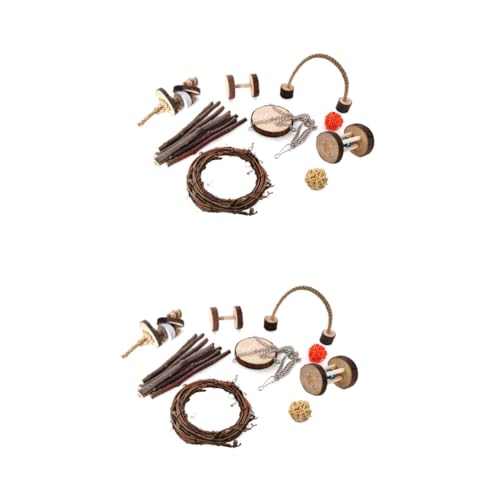 Yardwe 18stücke Teiliges Hamster Holzspielzeug Kauspielzeug Für Kaninchen Und Papageien Fördert Spiel Und Für Haustiere Yardwe 18stücke Teiliges Hamster Holzspielzeug Kauspielzeug Für Kaninchen Und Papageien Fördert Spiel Und Für Haustiere von Yardwe