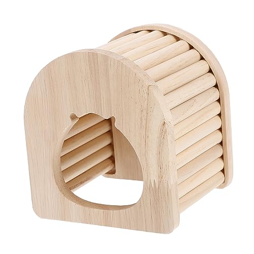 Yardwe Holz Hamsterhaus Für Haustiere Nestform Zum Entspannen Ausruhen Und Spielen Passend Für Hamsterkäfige von Yardwe