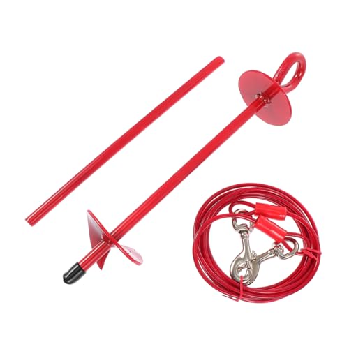 Yardwe 1Satz Drehbarer Hundeanker Mit Fixator Robuster Hundeleinenhalter Für Outdoor Aktivitäten Lang Aus Hochwertigem Für Rasenflächen Verhindert Verwicklungen Yardwe 1Satz Drehbarer Hundeanker Mit Fixator Robuster Hundeleinenhalter Für Outdoor Aktivitäten Lang Aus Hochwertigem Für Rasenflächen Verhindert Verwicklungen von Yardwe