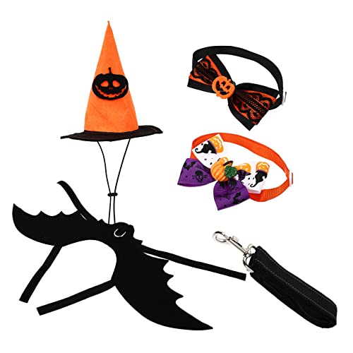 Yardwe 1Satz Haustier Kostüm Set für Katzen Bat Flügeln Einstellbare und Hut Teiliges Set für Halloween und Langlebig und Waschbar Sorgt für Spaß Yardwe 1Satz Haustier Kostüm Set für Katzen Bat Flügeln Einstellbare und Hut Teiliges Set für Halloween und Langlebig und Waschbar Sorgt für Spaß von Yardwe