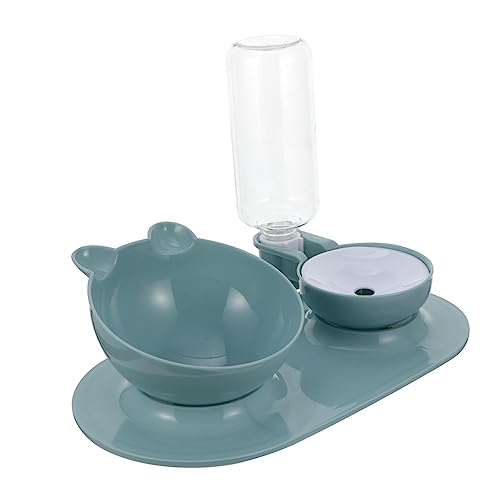 Yardwe 1Satz Katzenfutterschale Mit Automatischem Wasserspender Erhöhtes Design Für Besseren rutschfest Aus Langlebigem Material Für Gesunde Fütterung Und Einfachen Zugang von Yardwe