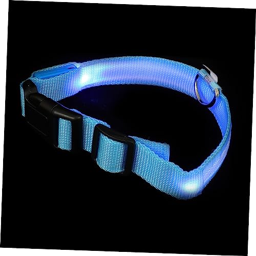 Yardwe Leuchtendes Hundehalsband Für Welpen Nachts Leuchtend Mit USB-aufladefunktion Leicht Und Flexibel Für Kleine Haustiere von Yardwe