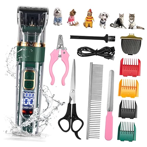 Yardwe 1Satz Pet Grooming Wiederaufladbare Haarschneidemaschine Für Katzen Leise Mit Zubehörteilen Für Fellpflege Von Haustieren Yardwe 1Satz Pet Grooming Wiederaufladbare Haarschneidemaschine Für Katzen Leise Mit Zubehörteilen Für Fellpflege Von Haustieren von Yardwe