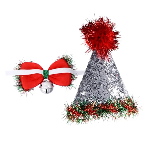 Yardwe 1Satz Weihnachtliches Haustier Kostümset Teiliges Mit Mütze Für Katzen Mit Glöckchen Für Festliche Anlässe Yardwe 1Satz Weihnachtliches Haustier Kostümset Teiliges Mit Mütze Für Katzen Mit Glöckchen Für Festliche Anlässe von Yardwe