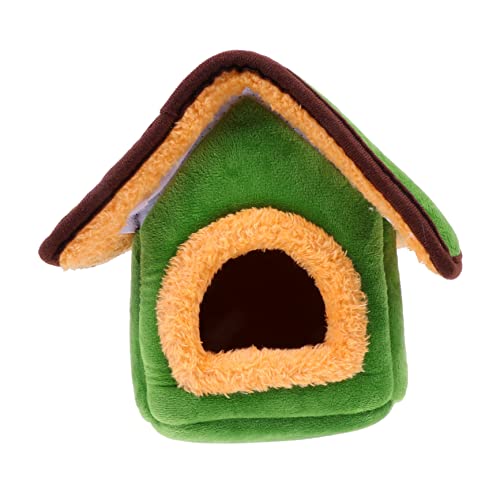 Yardwe 1Stk Hamsternest kanninchenhäuser kaninchenhäuser wohnungseinrichtung tierbett nagerhaus Hamsterkäfige Chihuahua-Bett Hund Haustier Kleintierbedarf Hamsterheim Stoff Green Yardwe 1Stk Hamsternest kanninchenhäuser kaninchenhäuser wohnungseinrichtung tierbett nagerhaus Hamsterkäfige Chihuahua-Bett Hund Haustier Kleintierbedarf Hamsterheim Stoff Green von Yardwe