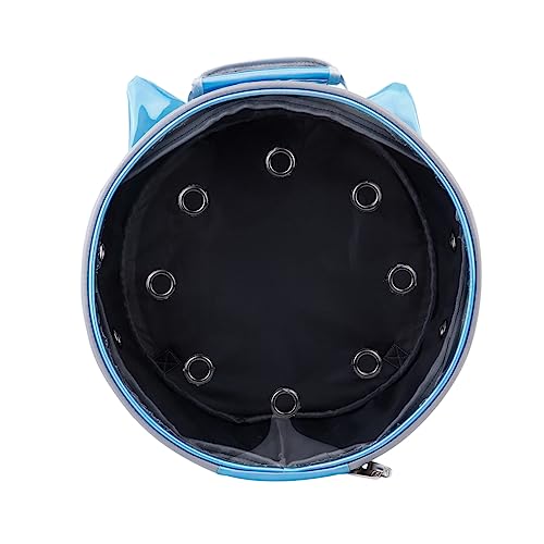Yardwe 1Stk Haustiertasche Haustierkäfig Welpenträger Haustierrucksack mit Belüftungslöchern Weltraumrucksack pet Backpack Reiserucksack Hundetasche Transportbox für Haustiere PVC Blue Yardwe 1Stk Haustiertasche Haustierkäfig Welpenträger Haustierrucksack mit Belüftungslöchern Weltraumrucksack pet Backpack Reiserucksack Hundetasche Transportbox für Haustiere PVC Blue von Yardwe