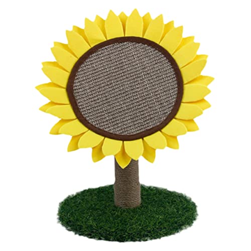 Yardwe Sonnenblumen-Katzen-schleifspielzeug Katzenkratzbrett Sicher Für Katzen Yardwe Sonnenblumen-Katzen-schleifspielzeug Katzenkratzbrett Sicher Für Katzen von Yardwe