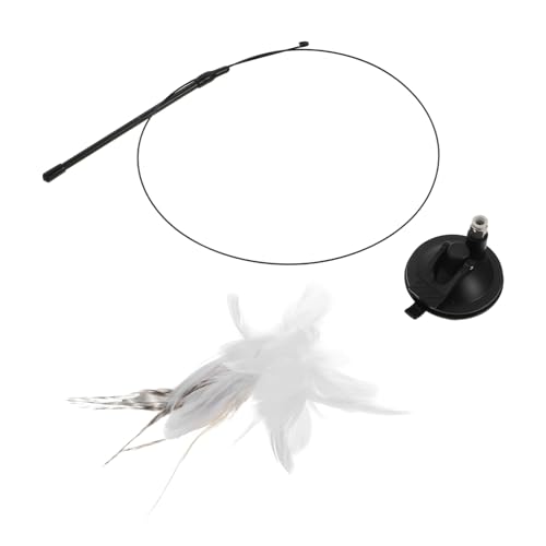 Yardwe Katzenspielzeug Zum Necken Katzenangel Interaktiv und Unterhaltsam für Hauskatzen Yardwe Katzenspielzeug Zum Necken Katzenangel Interaktiv und Unterhaltsam für Hauskatzen von Yardwe