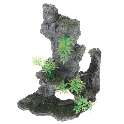 Yardwe 1pc Natürliche Steingarten Ornament Künstliche Berg Dekoration Für Aquarium Landschaft von Yardwe