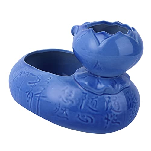 Yardwe Retro Keramik-tränke Für Katzen Leiser Wasserbrunnen Für Haustiere Automatischer Spender Lotusform Yardwe Retro Keramik-tränke Für Katzen Leiser Wasserbrunnen Für Haustiere Automatischer Spender Lotusform von Yardwe