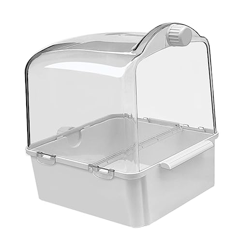 Yardwe 1Stk Vogel Badewanne Vogelbadewanne für Käfig Nymphensittich-Badebecken Sittich Badewanne wasserbecken wasserwanne vogelkäfig Vogeltränkebecken Badewanne für Haustiere Plastik Weiß Yardwe 1Stk Vogel Badewanne Vogelbadewanne für Käfig Nymphensittich-Badebecken Sittich Badewanne wasserbecken wasserwanne vogelkäfig Vogeltränkebecken Badewanne für Haustiere Plastik Weiß von Yardwe