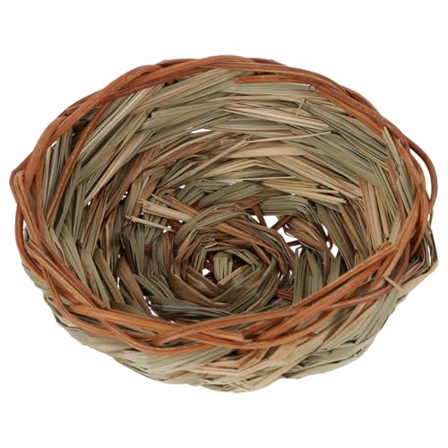 Yardwe Strohvogelnest Für Vögel Brutnest Natürliches Vogelnest Hof Zubehör Zufällige Farbe Yardwe Strohvogelnest Für Vögel Brutnest Natürliches Vogelnest Hof Zubehör Zufällige Farbe von Yardwe