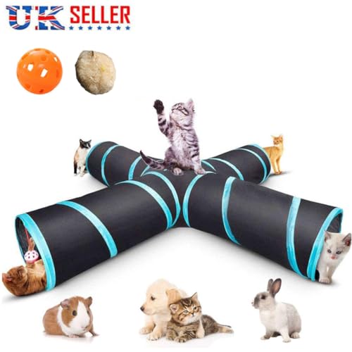 Yardwe 1Stk tierischer Tunnel Ratte Hamster Röhren Kaninchen Käfig Frettchen Hase Haustier Blue Yardwe 1Stk tierischer Tunnel Ratte Hamster Röhren Kaninchen Käfig Frettchen Hase Haustier Blue von Yardwe