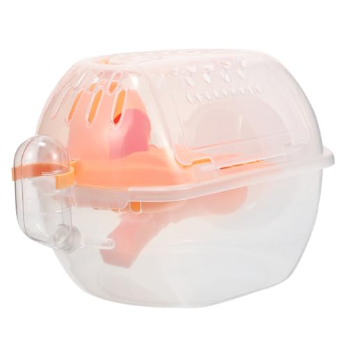 Yardwe Tragbarer Außenkäfig Für Haustiere Leichte Hamsterbox Mit Belüftungslöchern Tragetasche Für Hamster von Yardwe