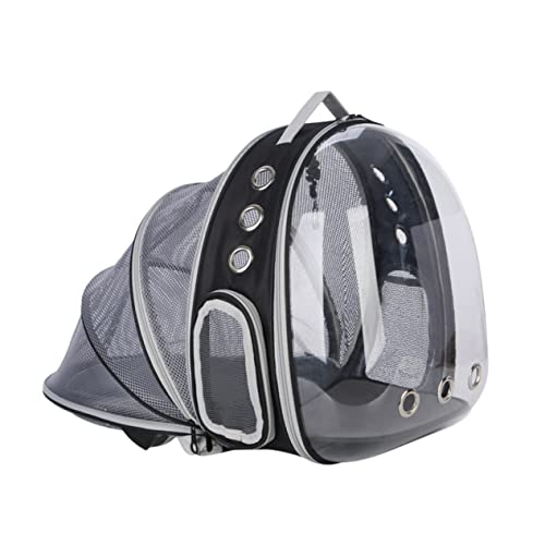 Yardwe 1Stück Erweiterbarer Haustier Rucksack Für Katzen Und Kleine Faltbare Tragetasche Atmungsaktiver Reiserucksack Mit Design Für Outdoor Aktivitäten Und Reisen von Yardwe