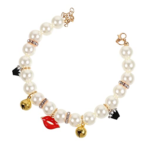 Yardwe 1Stück Exquisites Handgefertigtes Hundehalsband Aus Verstellbares Haustierkragen Für Katzen Modischer Und Stilvoller Kiss of Love Yardwe 1Stück Exquisites Handgefertigtes Hundehalsband Aus Verstellbares Haustierkragen Für Katzen Modischer Und Stilvoller Kiss of Love von Yardwe