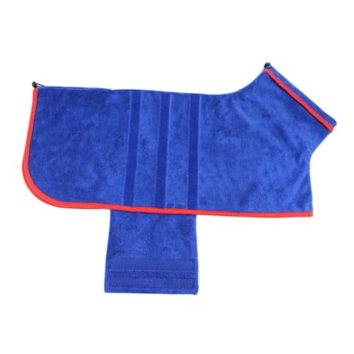 Yardwe Hundebadetuch Haustierbademantel Super Saugfähig Schnell Trocknend Kuschelig Warmer Mantel Für Hunde Und Katzen Für Bad Und Sommerschwimmen von Yardwe