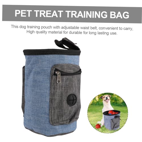 Yardwe 1Stück Hundefutterbeutel mit Verstellbarem Gürtel Snacktasche für Hundetraining Große Kapazität für Snacks für Outdoor Aktivitäten und Gehorsamstraining von Yardwe