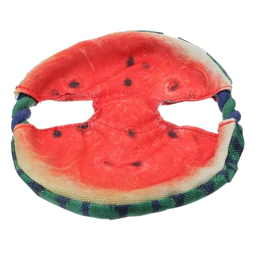 Yardwe Wassermelonenförmiges Hundefrisbee-Spielzeug Schwimm-Spielzeug Für Haustiere Leichtes Trainings-Spielzeug Aus Langlebigem Material Für Welpen Und Erwachsene von Yardwe
