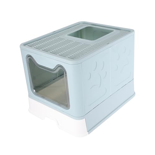 Yardwe 1Stück Versiegelte Katzentoilette Für Katzen Wurfkiste Vollständig Geschlossene Katzenstreu Pfanne Reinigen Für Innen von Yardwe