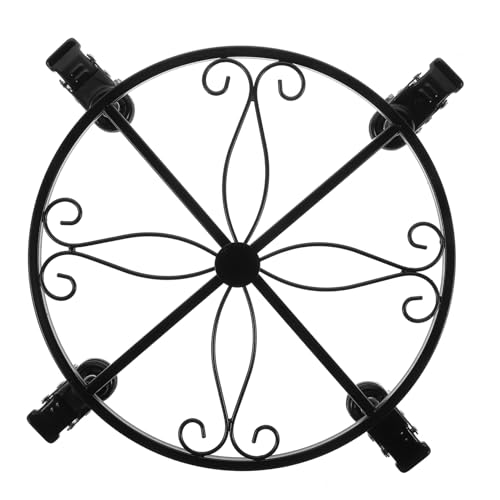 Yardwe Universal Rad Blumentopf Rack Eisen Basis Blumentopf Stehen 1pc Blume Stehen Für Elegante von Yardwe