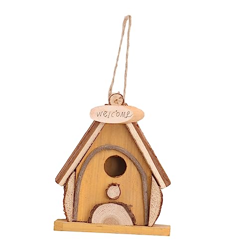 Yardwe Vogel Nistkasten Holz Vogel Lanyard Pet Birds' Schlaf Nest Für Garten Home Courtyard von Yardwe