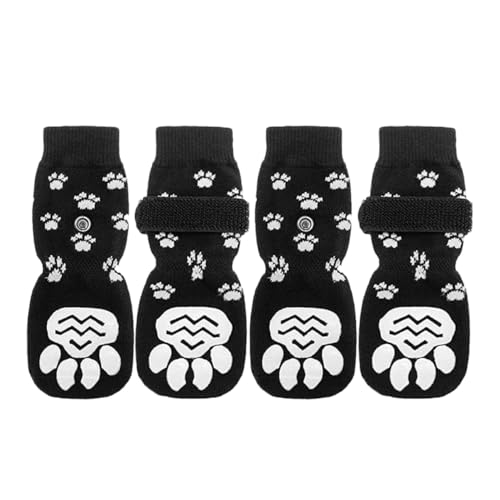 Yardwe 2 Paare Anti-Rutsch-Hundesocken Hundepullover klein rutschfeste Hundesocken Schuhhund Schuhe für hundepfoten Dog Socks entzückende Pfotenschützer Kompakte Hundesocken Nylon Yardwe 2 Paare Anti-Rutsch-Hundesocken Hundepullover klein rutschfeste Hundesocken Schuhhund Schuhe für hundepfoten Dog Socks entzückende Pfotenschützer Kompakte Hundesocken Nylon von Yardwe