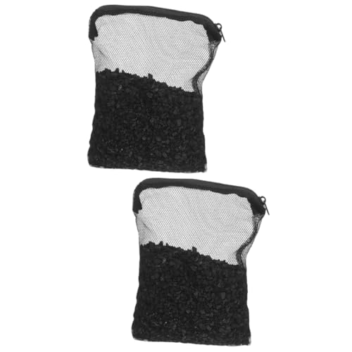 Yardwe 2 Packungen Wasseraufbereitungsset Aquariummedien Schwarze Körner Fischtankmaterial Integrierte Dekorationen Sicher von Yardwe