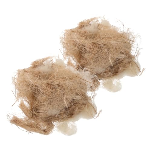 Yardwe 2packungen Natürliches Vogelnistmaterial Für Heimvögel Sittiche Nistmaterial Für Vögel Material Zum BAU Von Vogelnestern Vogelnestmaterial Nest Nachfüllung von Yardwe