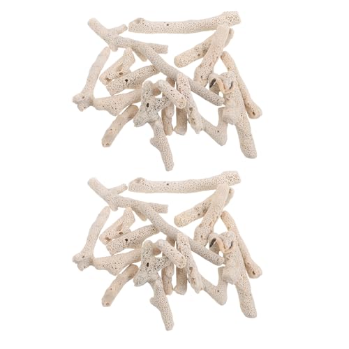 Yardwe 2 Packungen zerkleinerte Korallen für Aquariumfilter, 250 g Aquariumsteine, Aquariumteichfilter, dekorativer Kies für Süßwasser-Landschaftsornamente Yardwe 2 Packungen zerkleinerte Korallen für Aquariumfilter, 250 g Aquariumsteine, Aquariumteichfilter, dekorativer Kies für Süßwasser-Landschaftsornamente von Yardwe