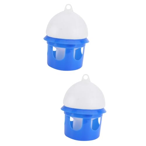 Yardwe 2 STK Automatische Wasserflasche Sittiche Wasserspender Praktischer Wasserspender Für Vögel Automatischer Wasserspender Haustiertränke Hängend Speisewasser Plastik Wasserkocher von Yardwe