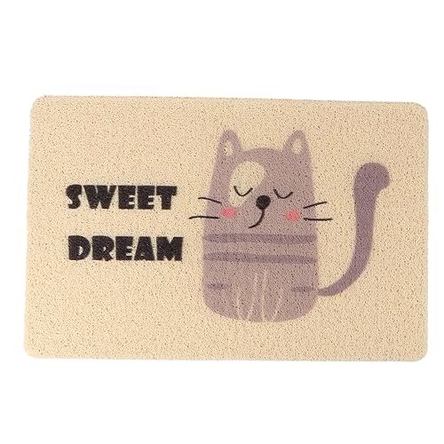 Yardwe 2 STK Haustier Katzentoilette Hundematte Hundebett tierkissen katzenklo vorlegematte Katzenstreumatte Haustierfuttermatte Kissenmatte für Haustiere die Katze Hundefutter Kätzchen von Yardwe